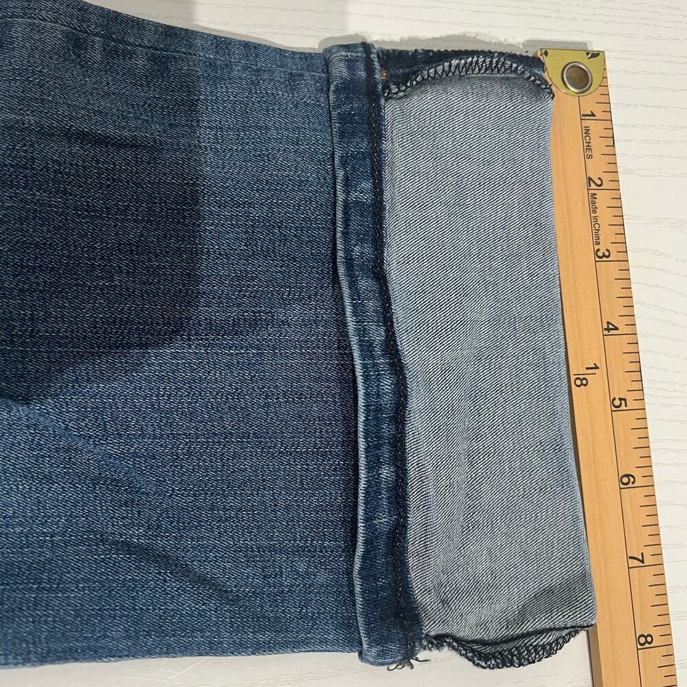 NYDJ Jeans Women's Size 16 Blue Dayla Wide Cuff Crop Medium Wash Stretch Capri - Picture 9 of 10